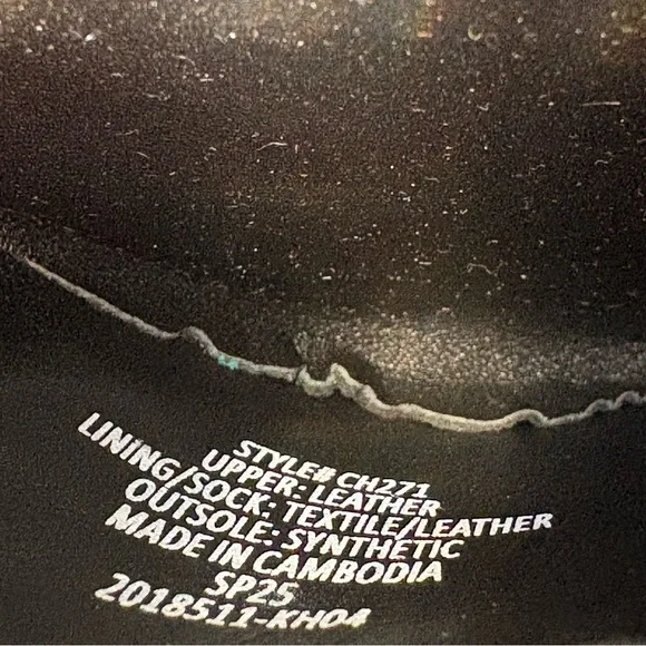 J.Crew Wing Tip Mary Jane Ballet Flats Black Spazzolato Leather 8.5 Runs small - Picture 8 of 8